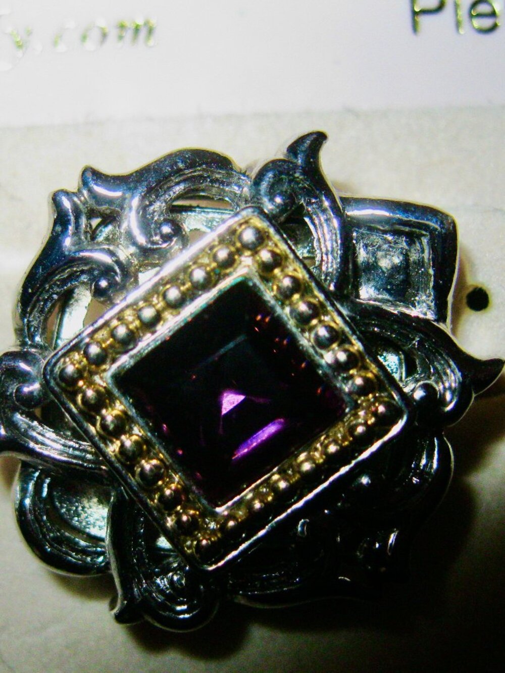 "KIRKS FOLLY DESIGN TUSCAN SUN PIERCED STUD EARRINGS-NEW OLD STOCK"